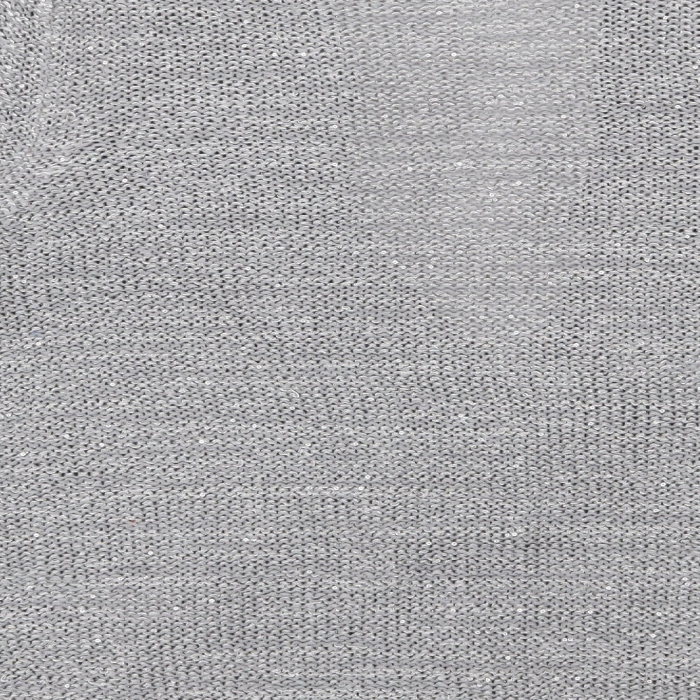 George Womens Grey V-Neck  Polyester Cardigan Jumper Size 10