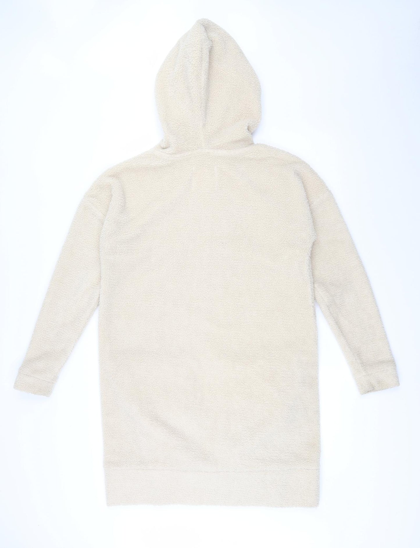 NEXT Womens Beige  Polyester Pullover Hoodie Size S  Pullover