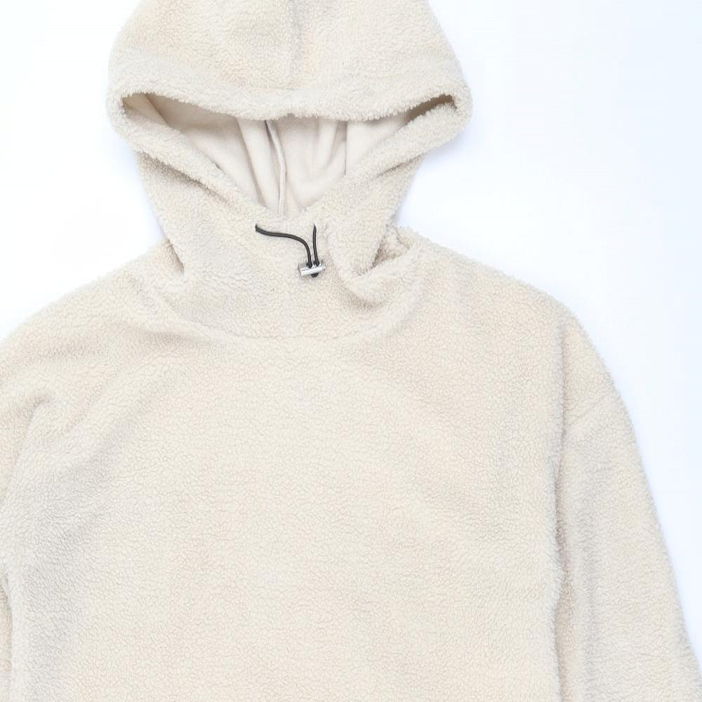 NEXT Womens Beige  Polyester Pullover Hoodie Size S  Pullover