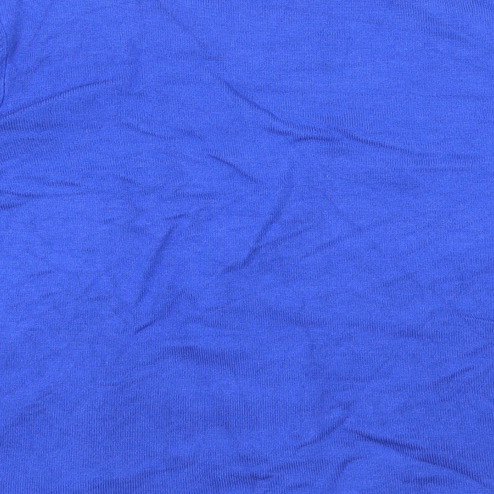 Minuet  Womens Blue Boat Neck  Viscose Pullover Jumper Size L