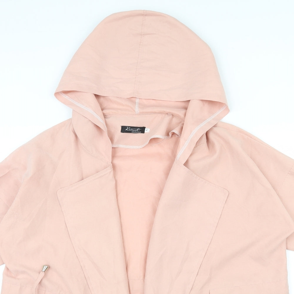 Kivenst Womens Pink   Jacket  Size M  Drawstring