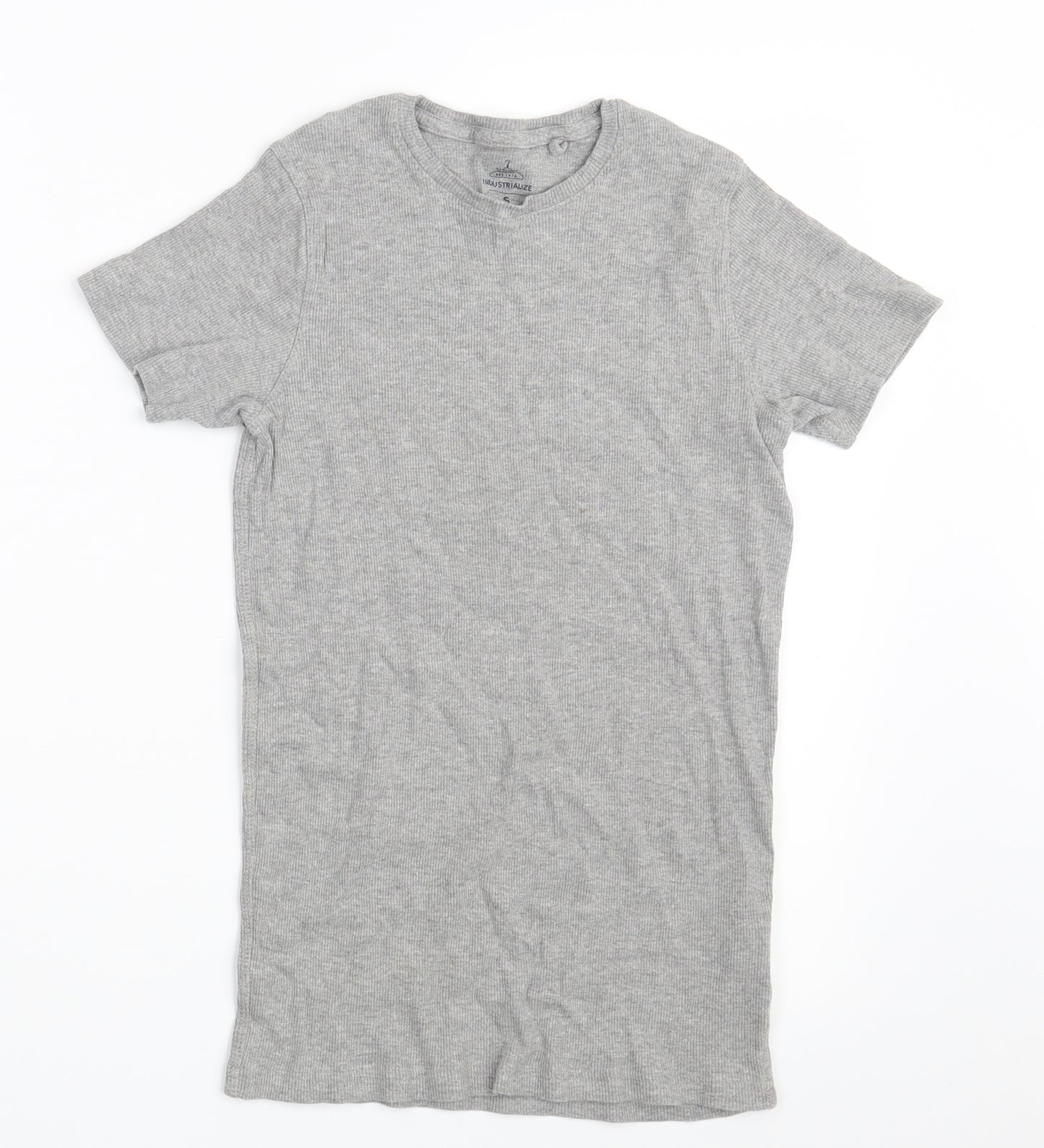 Industrialize Womens Grey  Cotton Pullover Sweatshirt Size S