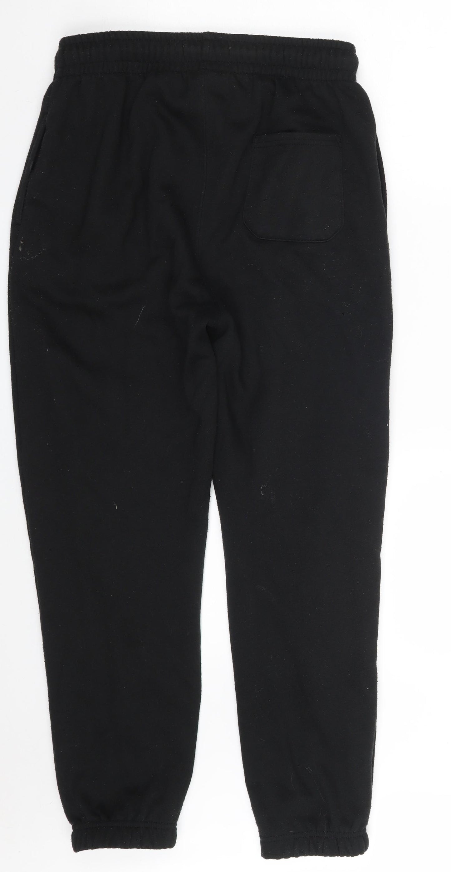 Primark Mens Black  Polyester Jogger Trousers Size M L27 in Regular