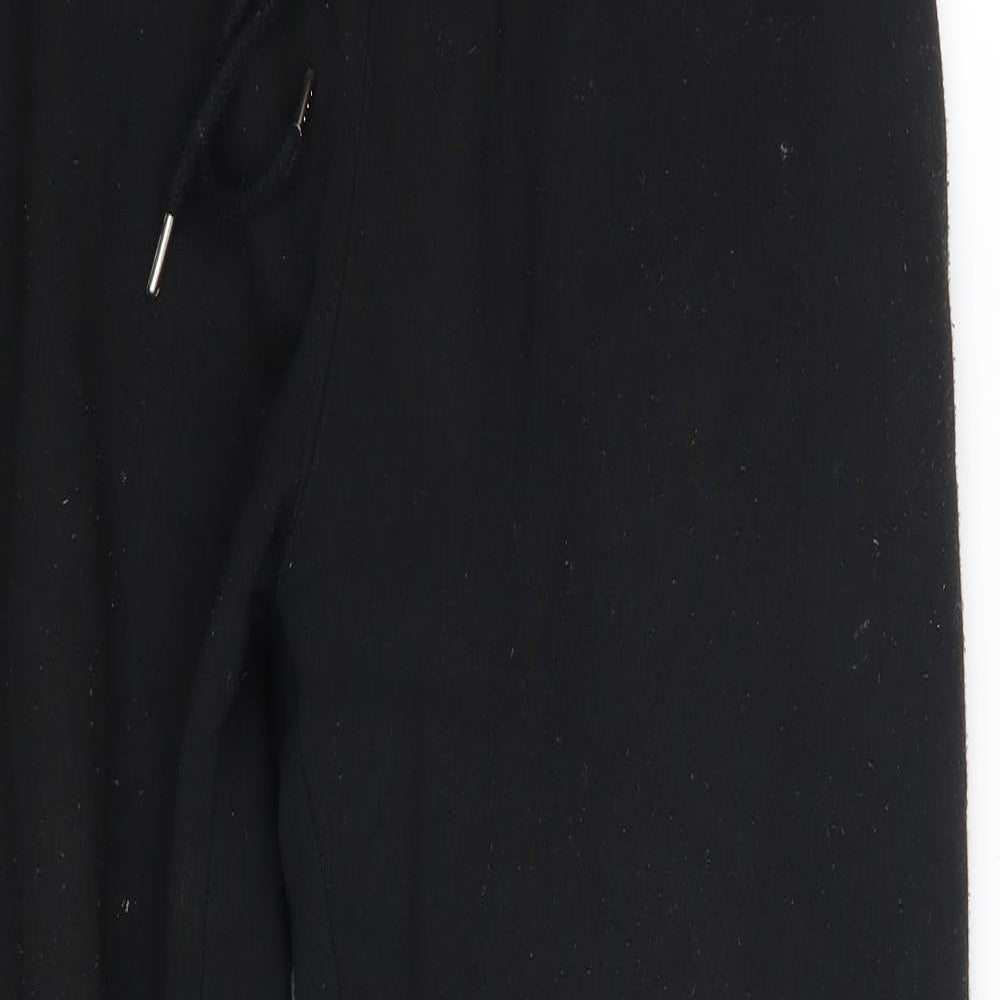 Primark Mens Black  Polyester Jogger Trousers Size M L27 in Regular