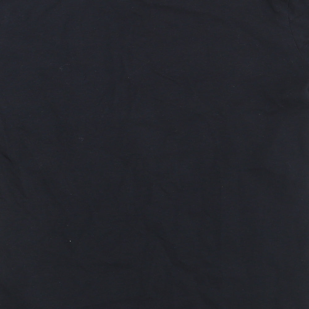 Bench Boys Black  100% Cotton Pullover T-Shirt Size 5-6 Years Round Neck