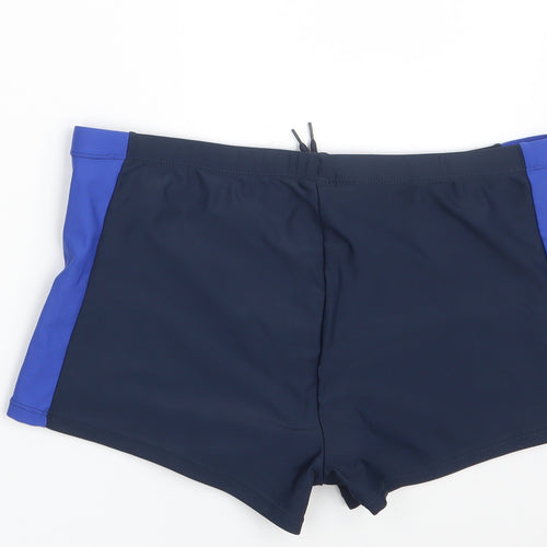 Dunnes Stores Womens Blue  Nylon Sweat Shorts Size M  Slim  - Swimwear