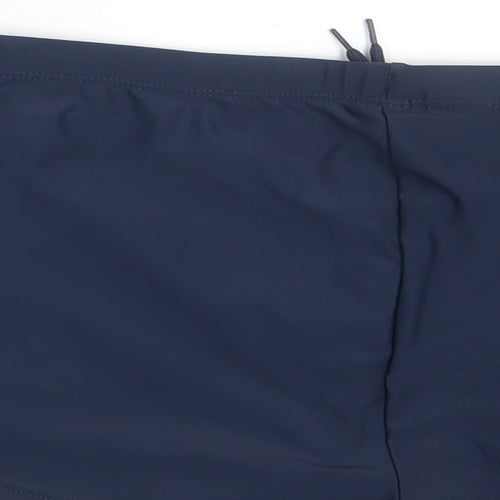 Dunnes Stores Womens Blue  Nylon Sweat Shorts Size M  Slim  - Swimwear