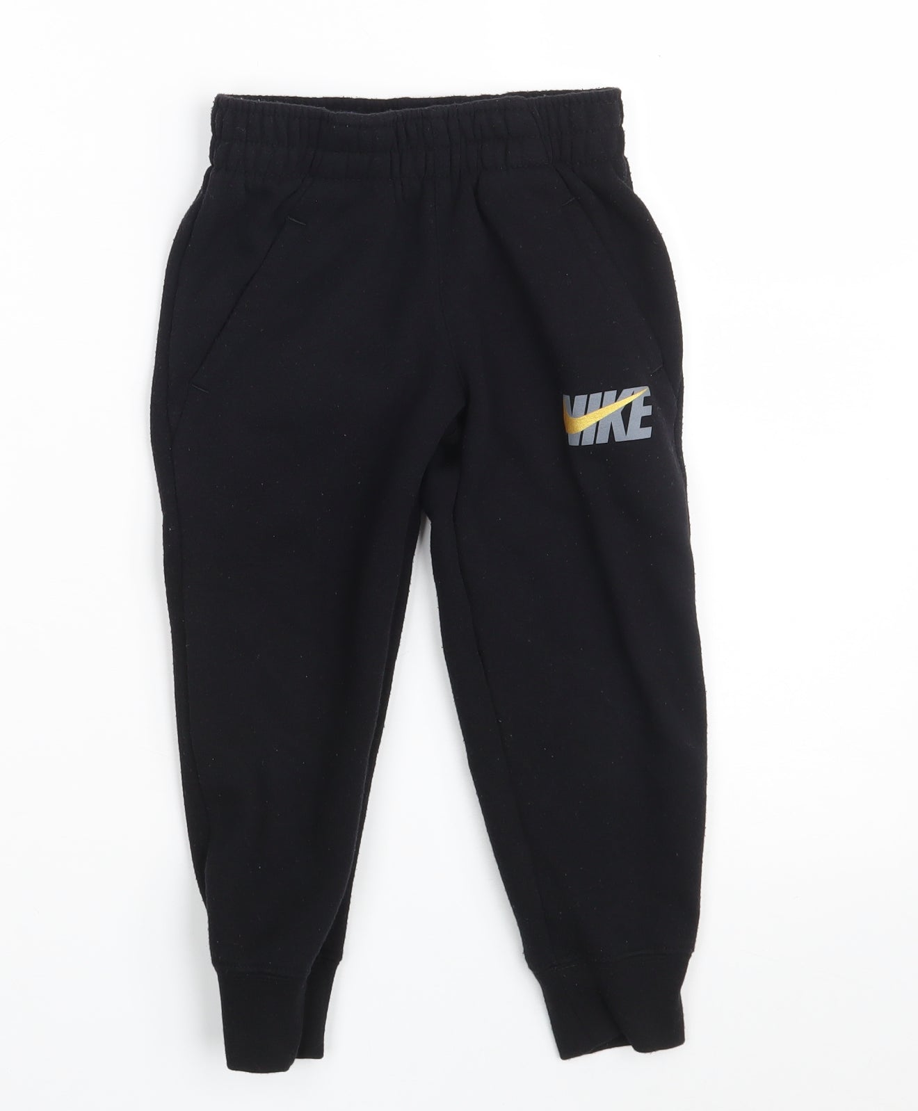 Nike Boys Blue  Cotton Jogger Trousers Size 3-4 Years  Regular