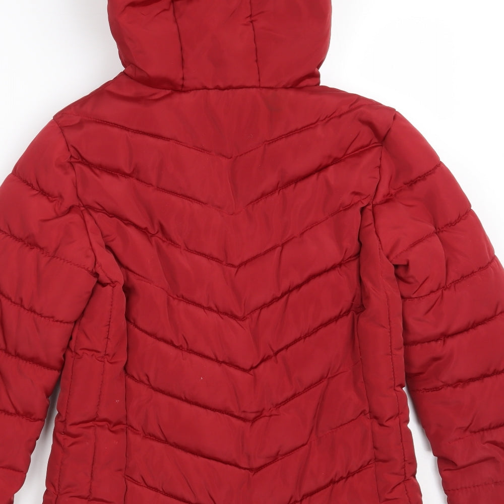 Yingaoxuefei Womens Red   Jacket Coat Size 8  Zip