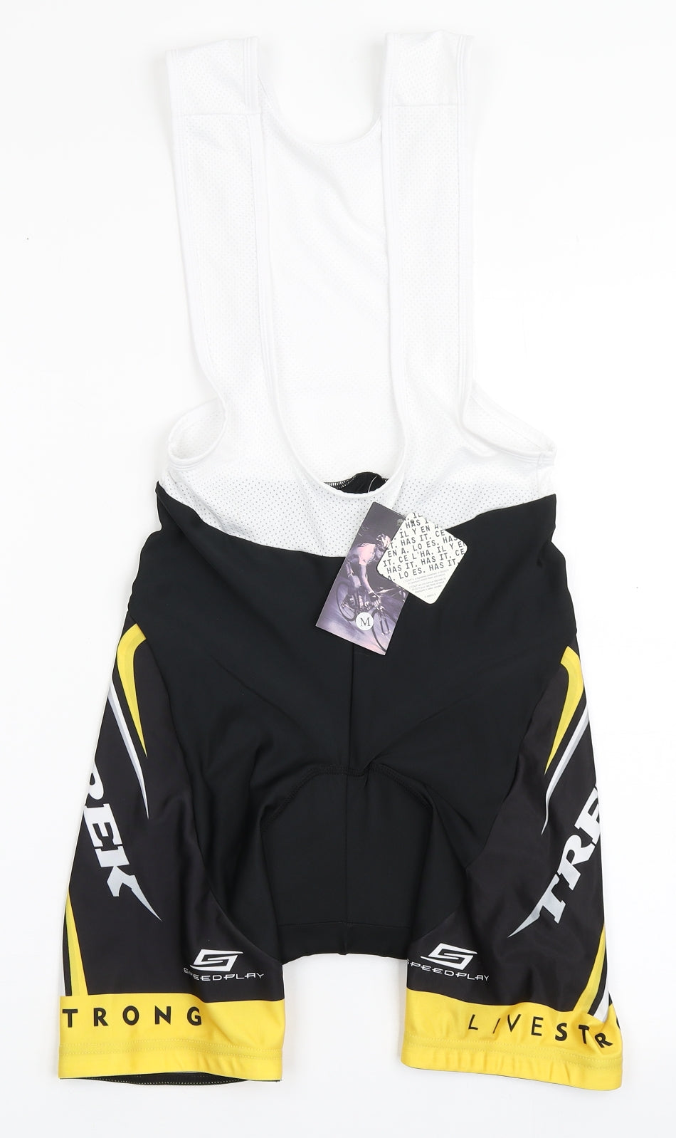 Trek Mens Black  100% Polyester Compression Shorts Size M L8 in Regular  - Bib Shorts, Matching Top Available