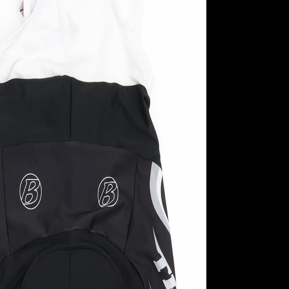 Trek Mens Black  100% Polyester Compression Shorts Size M L8 in Regular  - Bib Shorts, Matching Top Available