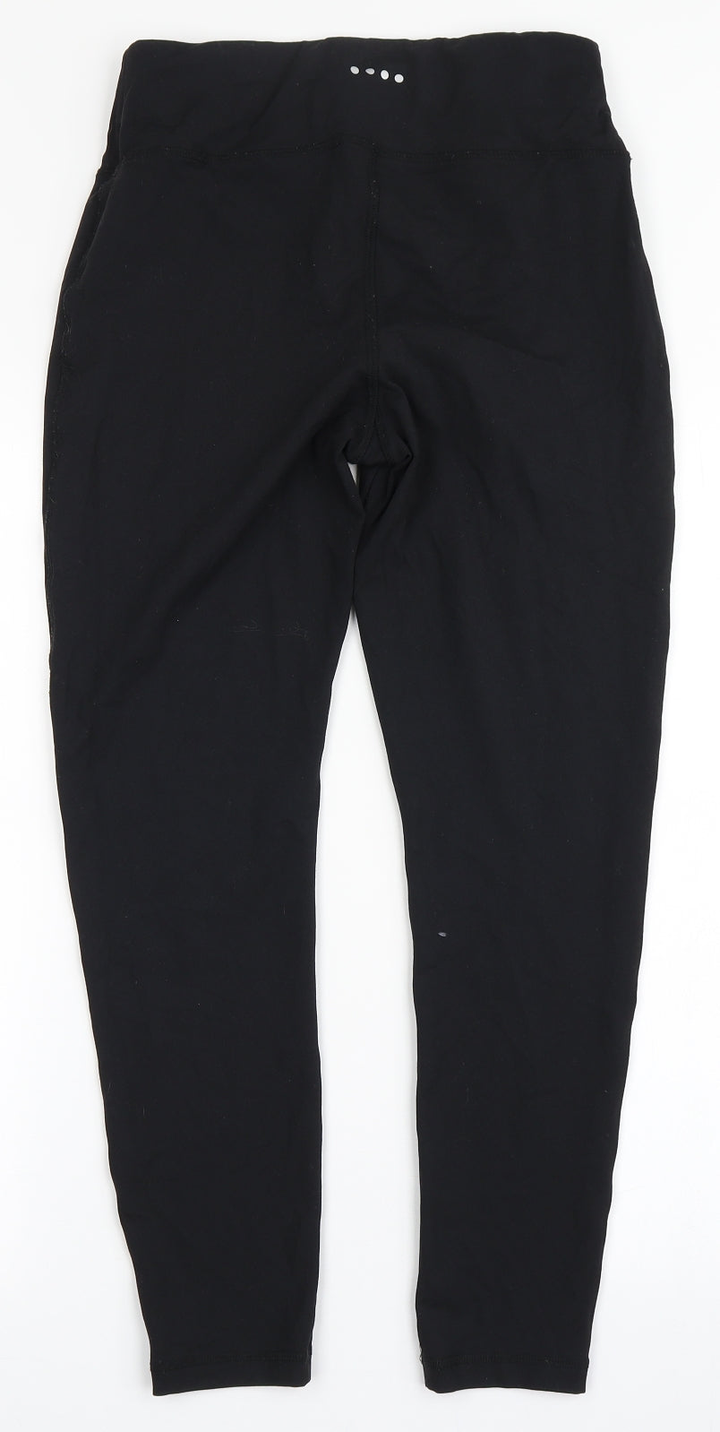 Souluxe Womens Black  Polyamide Compression Leggings Size 12 L25.5 in Regular Pullover