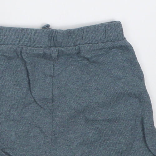 George Boys Blue  Cotton Cropped Trousers Size 9-12 Months  Tie