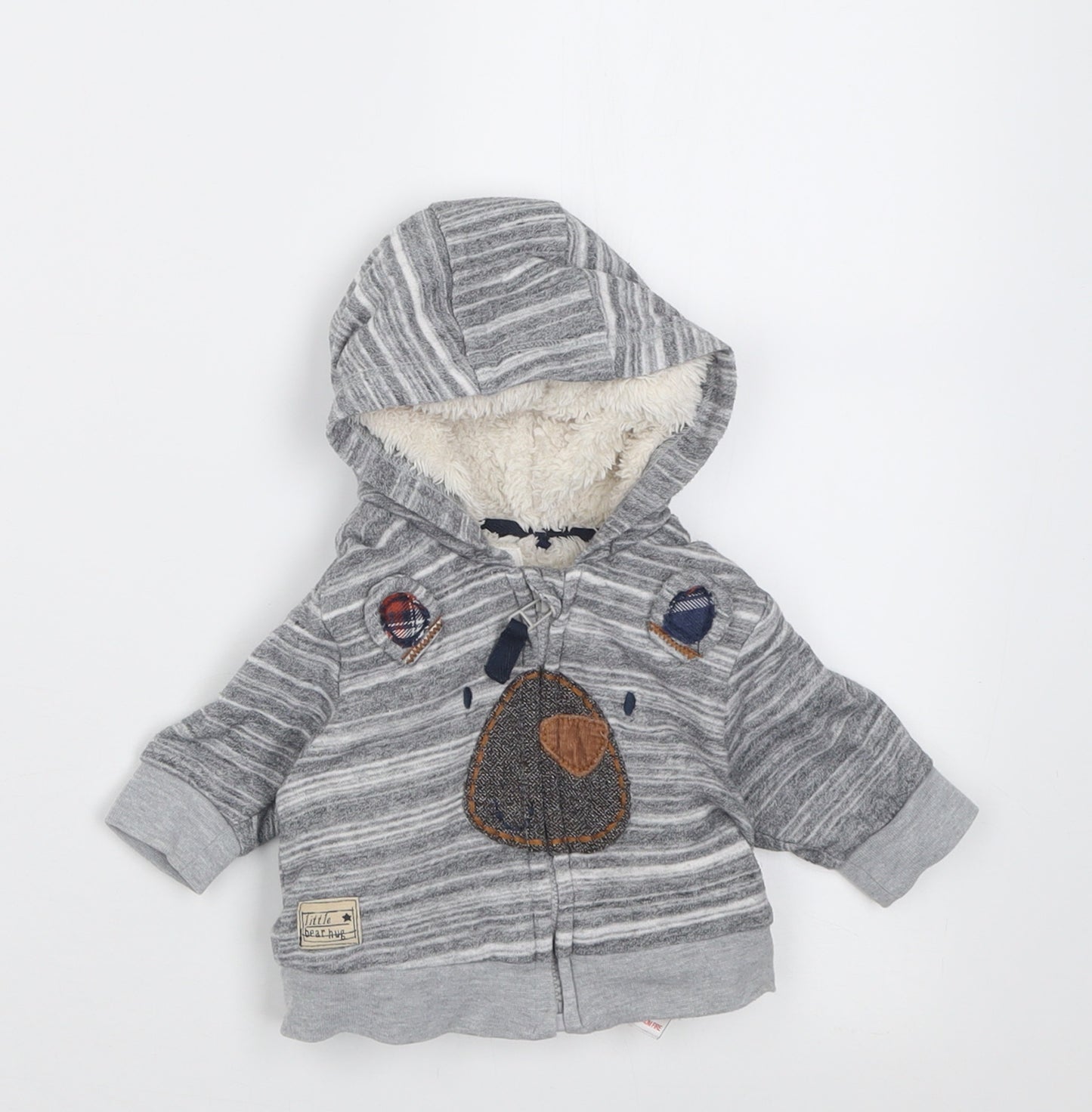 NEXT Boys Grey   Jacket  Size Newborn   Zip - Up to 1 month