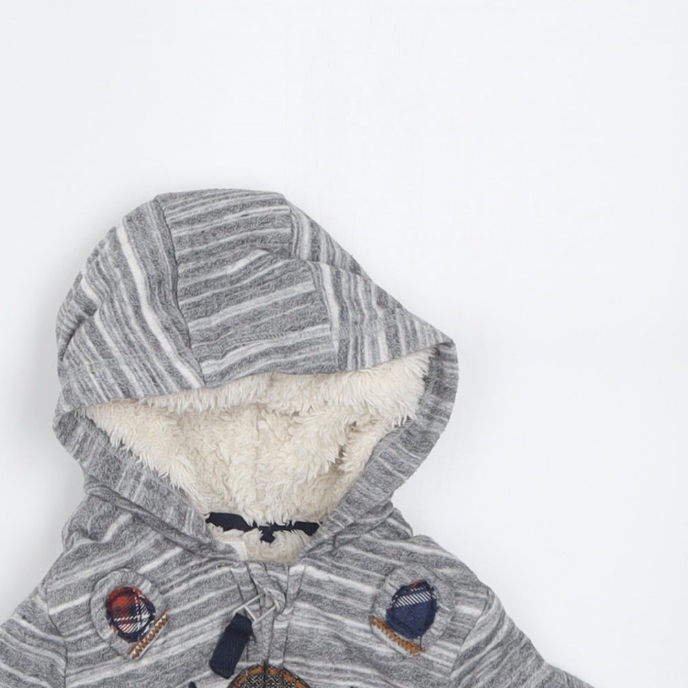 NEXT Boys Grey   Jacket  Size Newborn   Zip - Up to 1 month