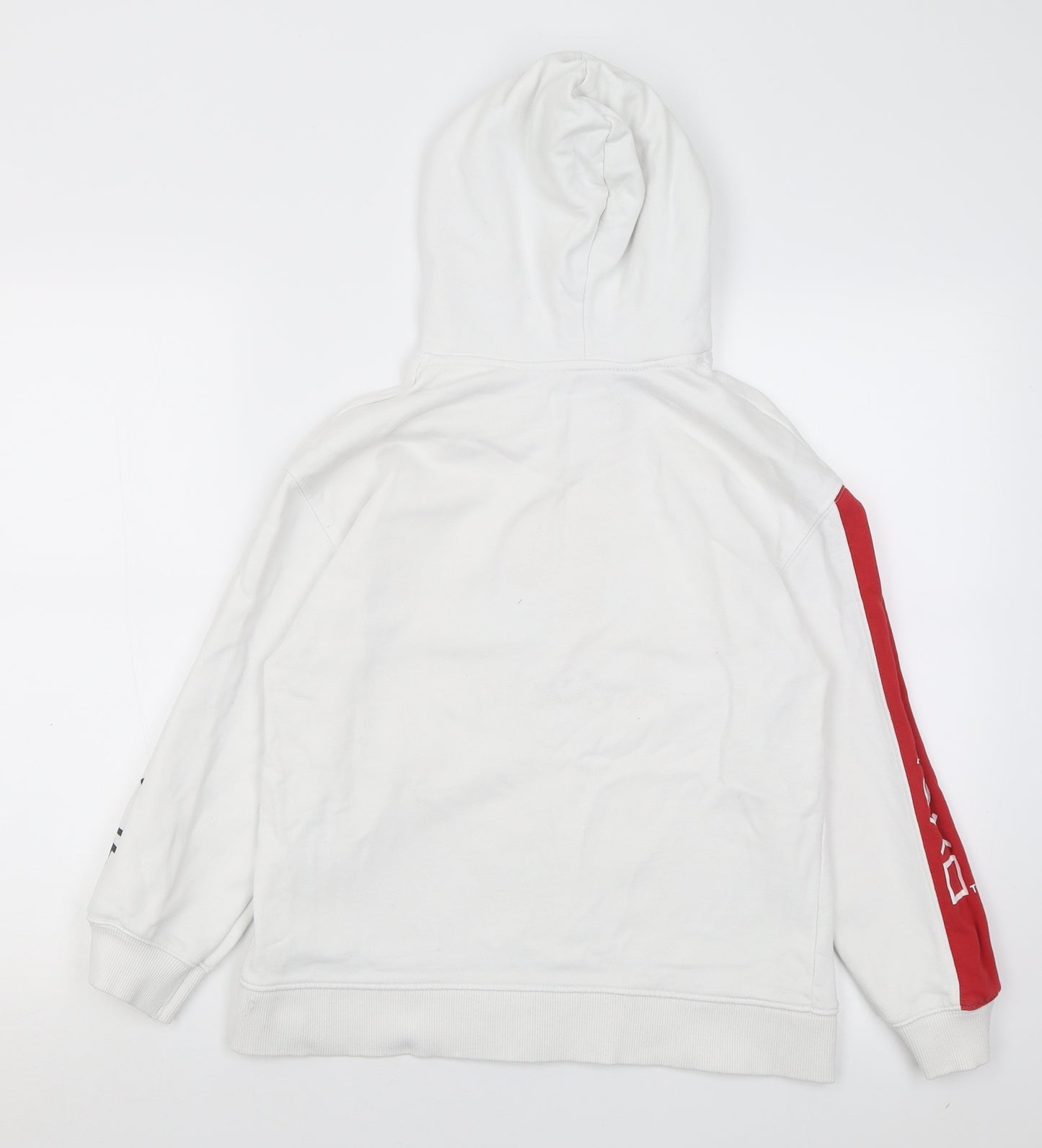 Zara Boys White  Cotton Pullover Hoodie Size 11-12 Years  Pullover - PlayStation