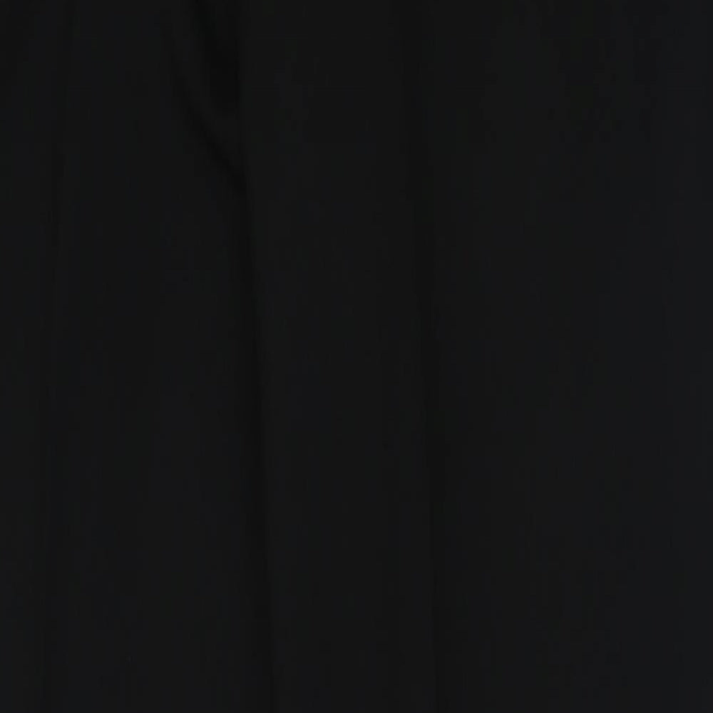 Carducci Mens Black  Polyester Trousers  Size 36 in L33 in Regular Button