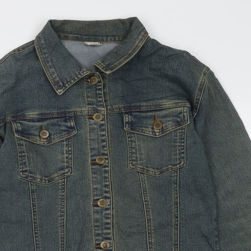 Preworn Womens Blue   Jacket  Size 8  Button
