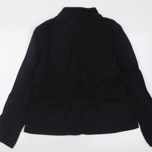 Jasper Conran Womens Black   Jacket  Size 16  Button