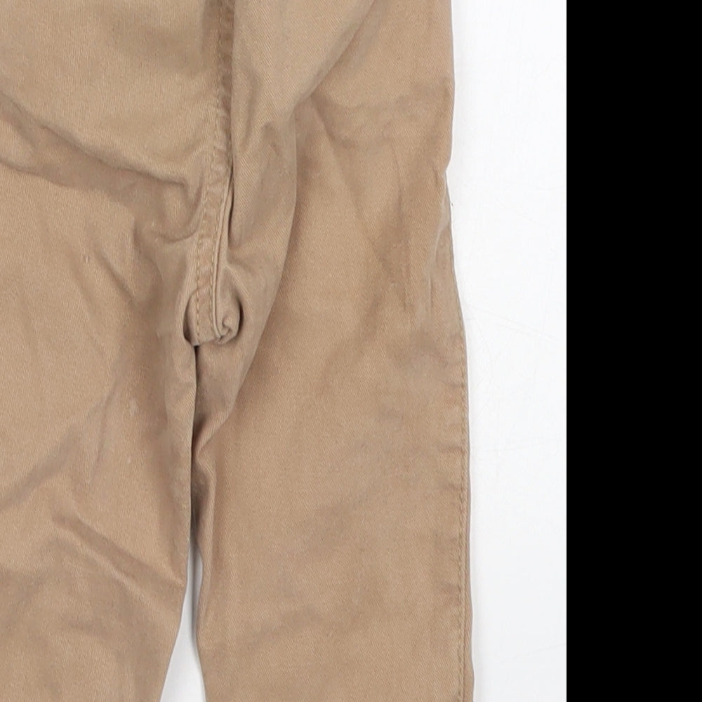 Denim CO Boys Beige  Cotton Capri Jeans Size 12-18 Months  Button