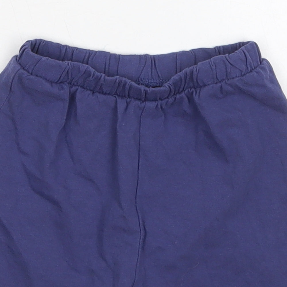 TU Boys Blue  Cotton Sweat Shorts Size 2-3 Years  Regular  - Sleep Shorts