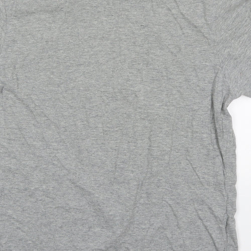 NEXT Mens Grey Solid Cotton  Pyjama Top Size S  Pullover