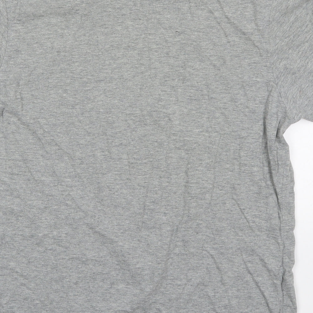 NEXT Mens Grey Solid Cotton  Pyjama Top Size S  Pullover