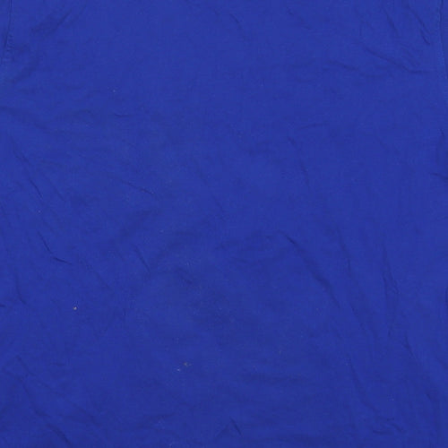 Dunnes Mens Blue  Cotton  T-Shirt Size M Crew Neck  - Snowman i'm Having a Meltdown