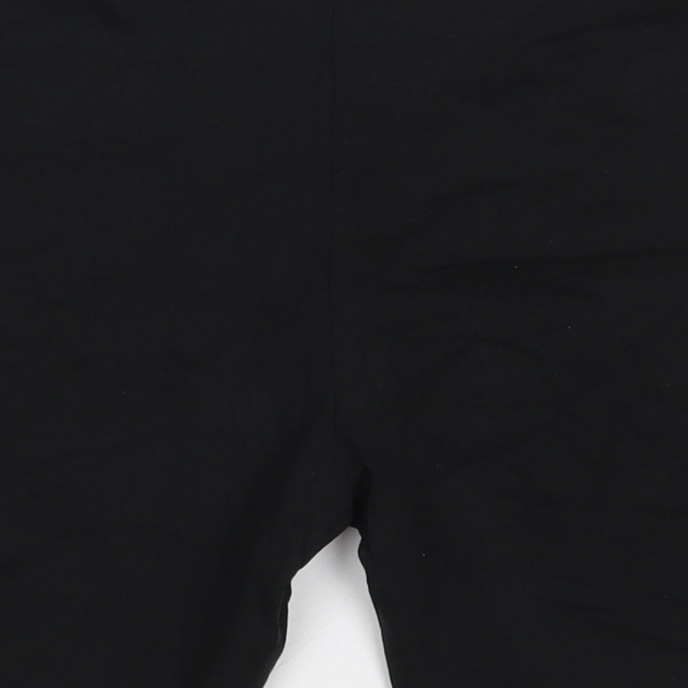 Primark Womens Black  Cotton Biker Shorts Size 6 L6 in Regular