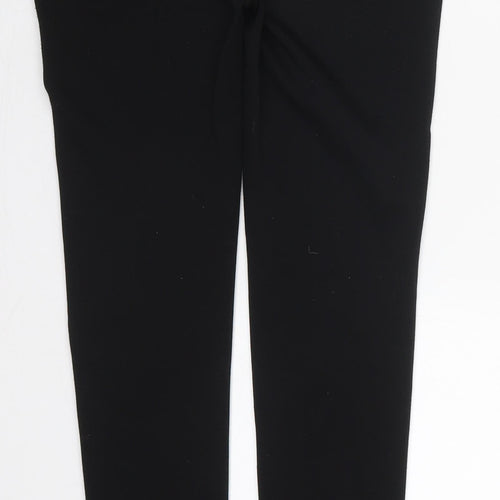 Denim Co Womens Black  Polyester Trousers  Size 8 L29 in Regular Button