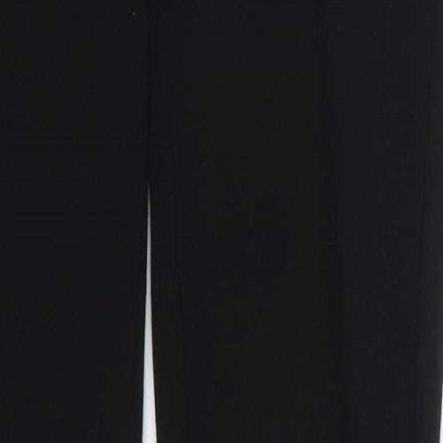 Denim Co Womens Black  Polyester Trousers  Size 8 L29 in Regular Button