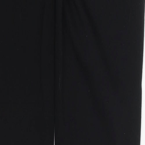 Denim Co Womens Black  Polyester Trousers  Size 8 L29 in Regular Button