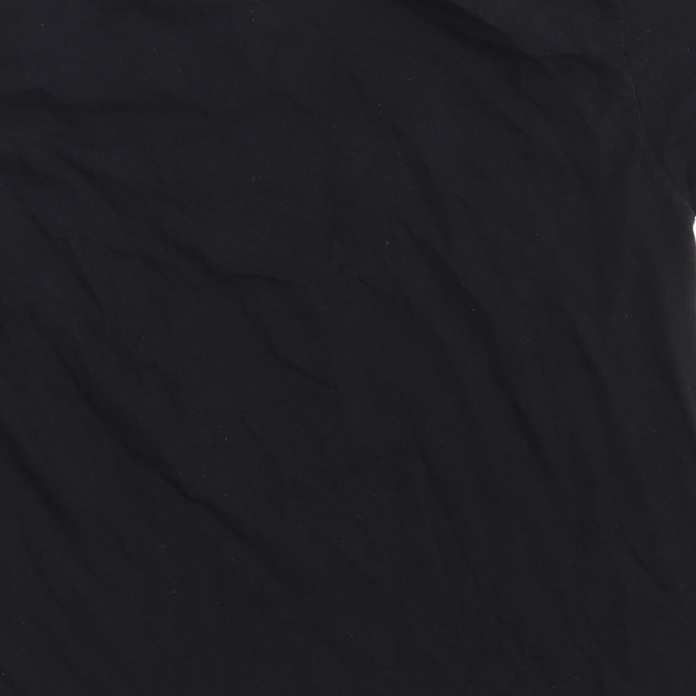 Fruit of the Loom Boys Black  100% Cotton Pullover T-Shirt Size 7-8 Years Round Neck  - Gamer