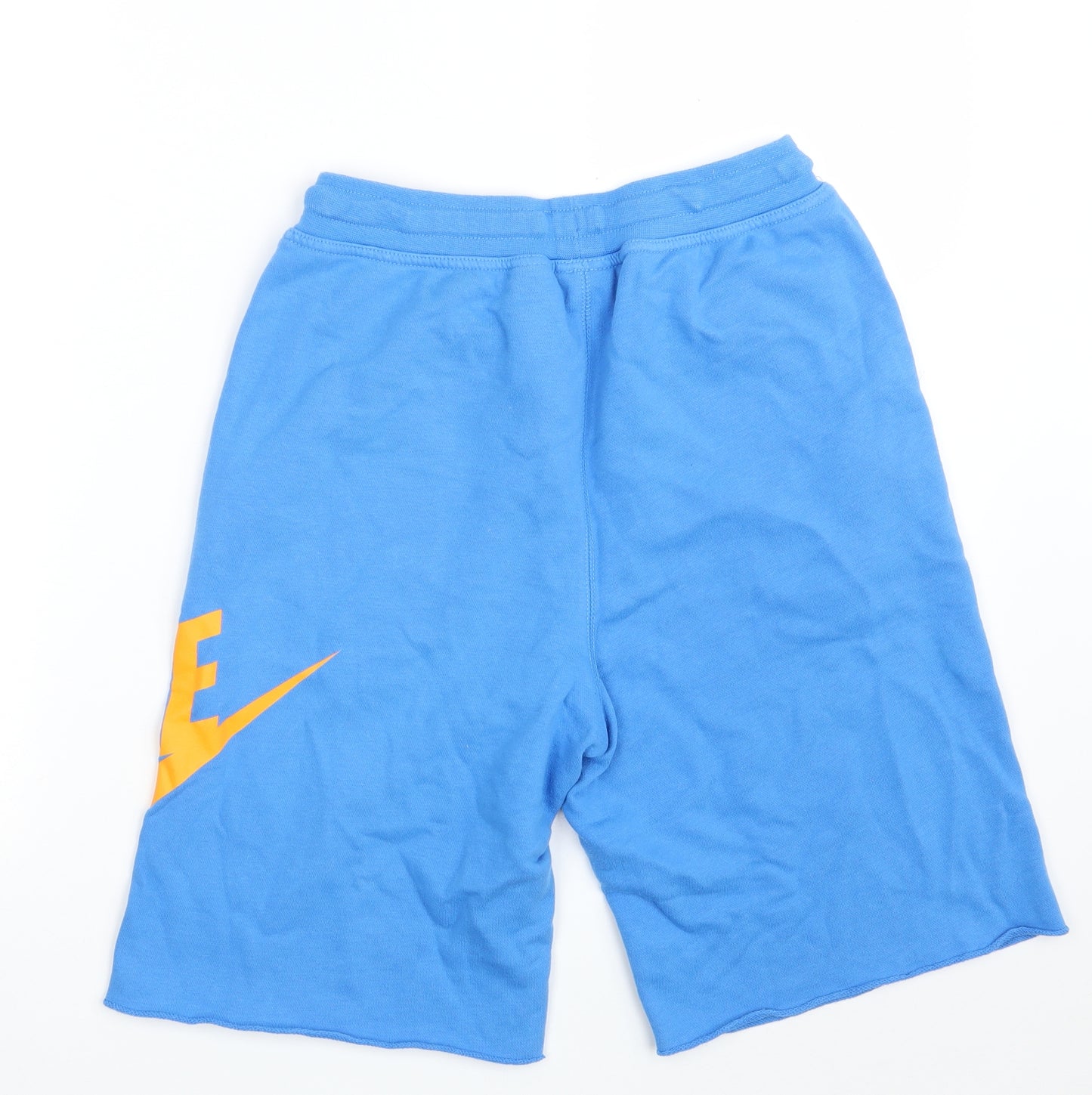 Nike Boys Blue  Cotton Sweat Shorts Size 13-14 Years  Regular