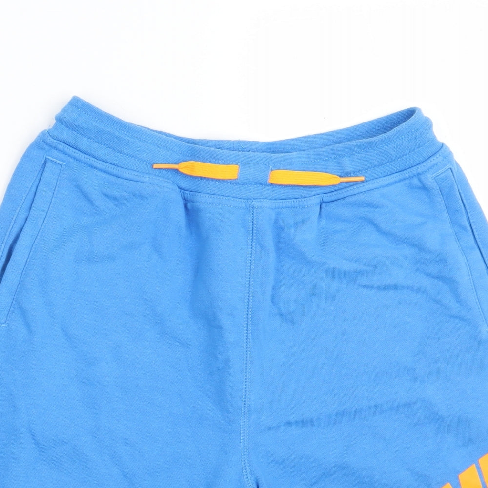 Nike Boys Blue  Cotton Sweat Shorts Size 13-14 Years  Regular