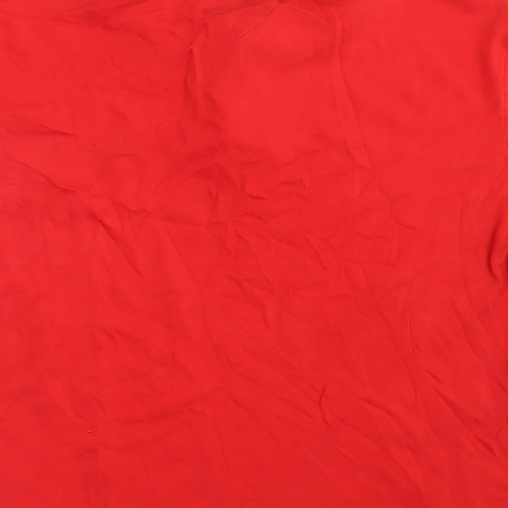 HUGO BOSS Mens Red  100% Cotton  Polo Size 2XL Collared Button