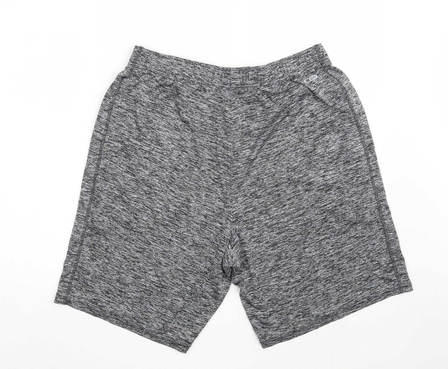 RBX Mens Grey  Polyester Sweat Shorts Size XL L10 in Regular  - Performance
