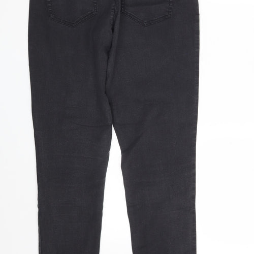 Marks and Spencer Womens Black  Cotton Jegging Jeans Size 12 L30 in Slim