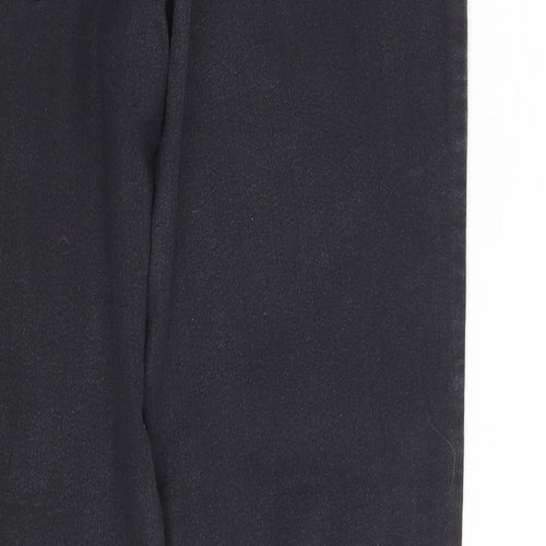 Marks and Spencer Womens Black  Cotton Jegging Jeans Size 12 L30 in Slim