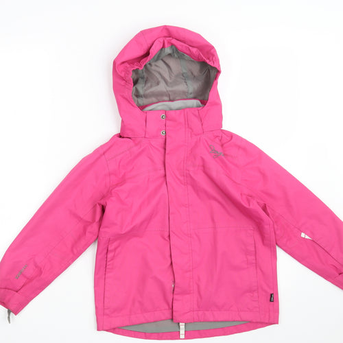 TOG 24 Girls Pink   Jacket Coat Size 5-6 Years  Zip