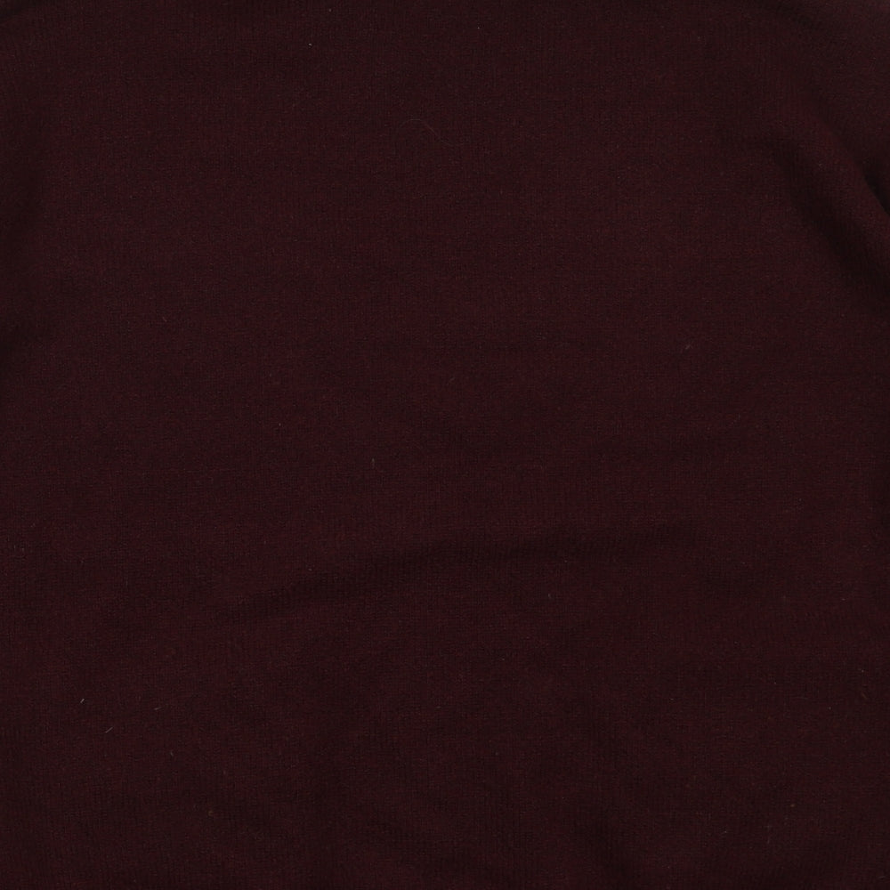 Primark Womens Purple High Neck  Acrylic Pullover Jumper Size 10