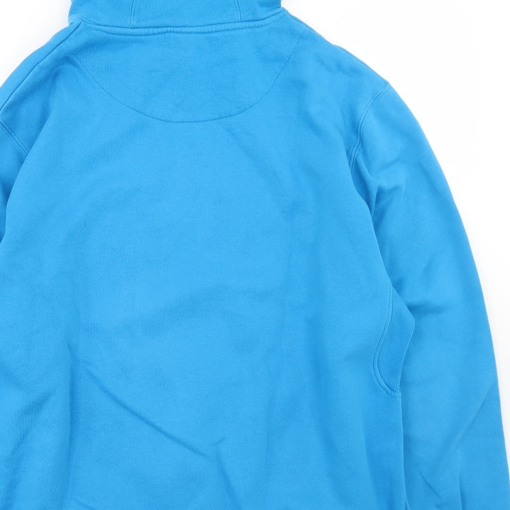 Canterbury Mens Blue  Cotton Pullover Hoodie Size XL