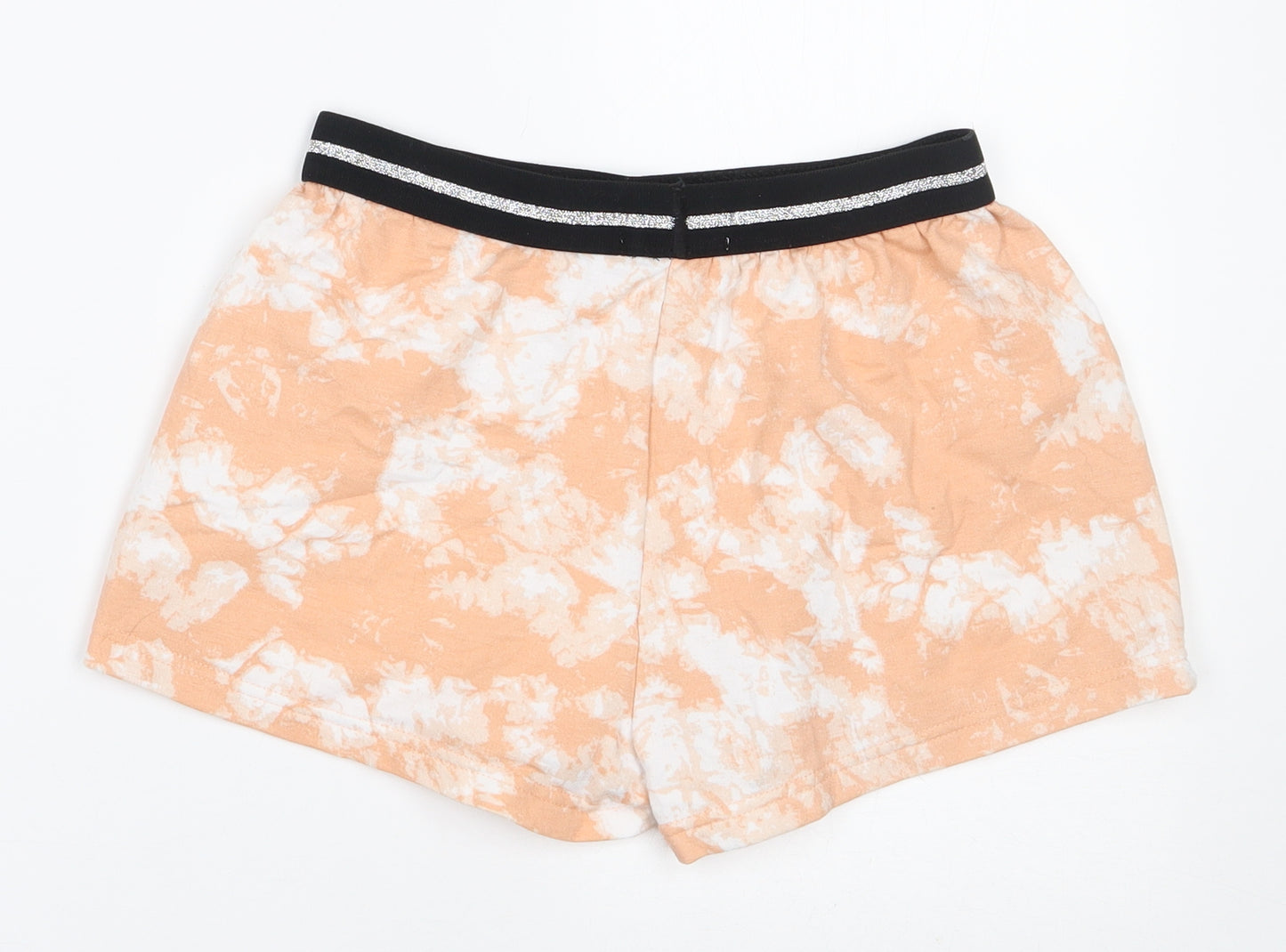 New Look  Girls Orange  Polyester Sweat Shorts Size S  Regular