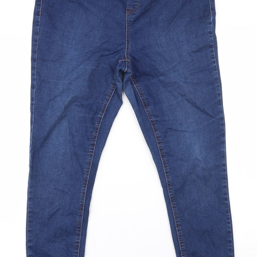 Nwe Look Womens Blue  Cotton Jegging Jeans Size 16 L26 in Regular