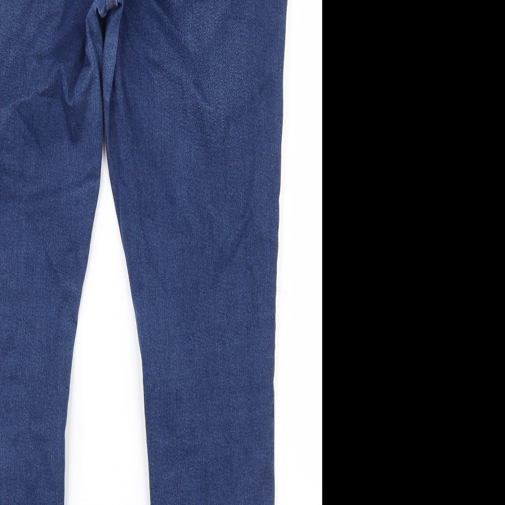 Nwe Look Womens Blue  Cotton Jegging Jeans Size 16 L26 in Regular