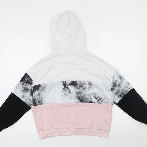 SheIn Girls Multicoloured  Cotton Pullover Hoodie Size 11-12 Years  Pullover