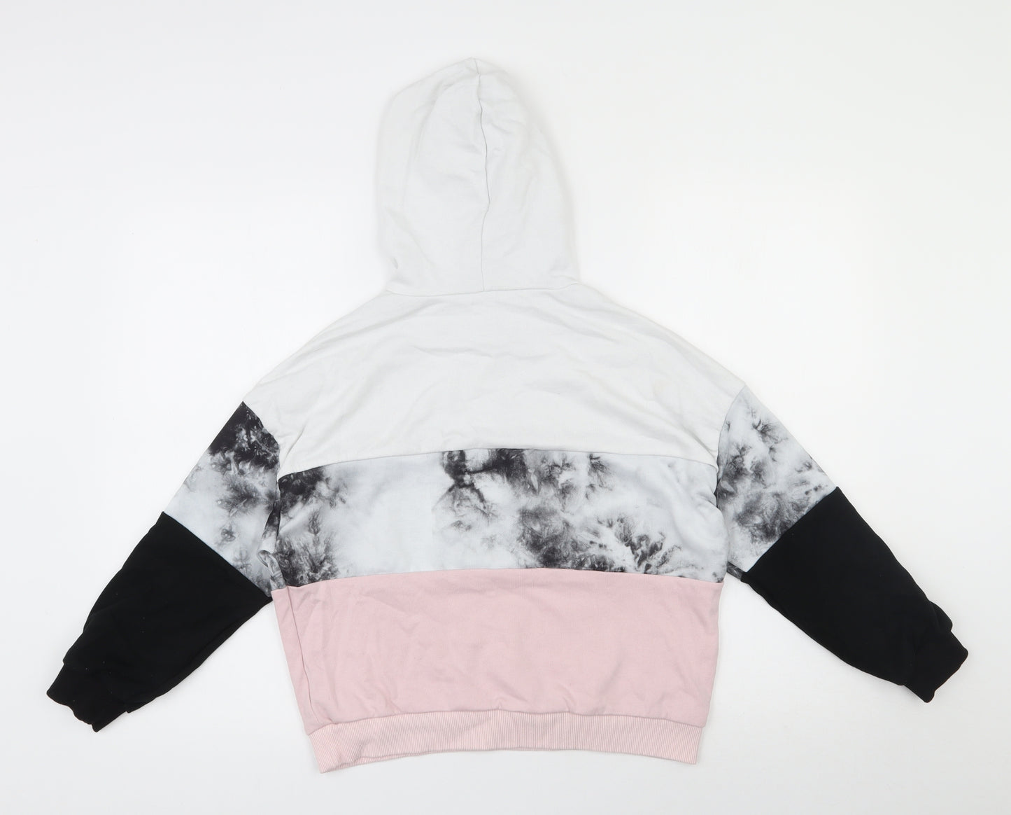 SheIn Girls Multicoloured  Cotton Pullover Hoodie Size 11-12 Years  Pullover