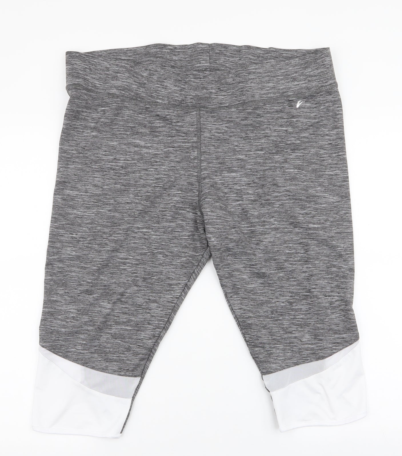 F&F Womens Grey  Polyester Athletic Shorts Size XL L16.5 in Regular