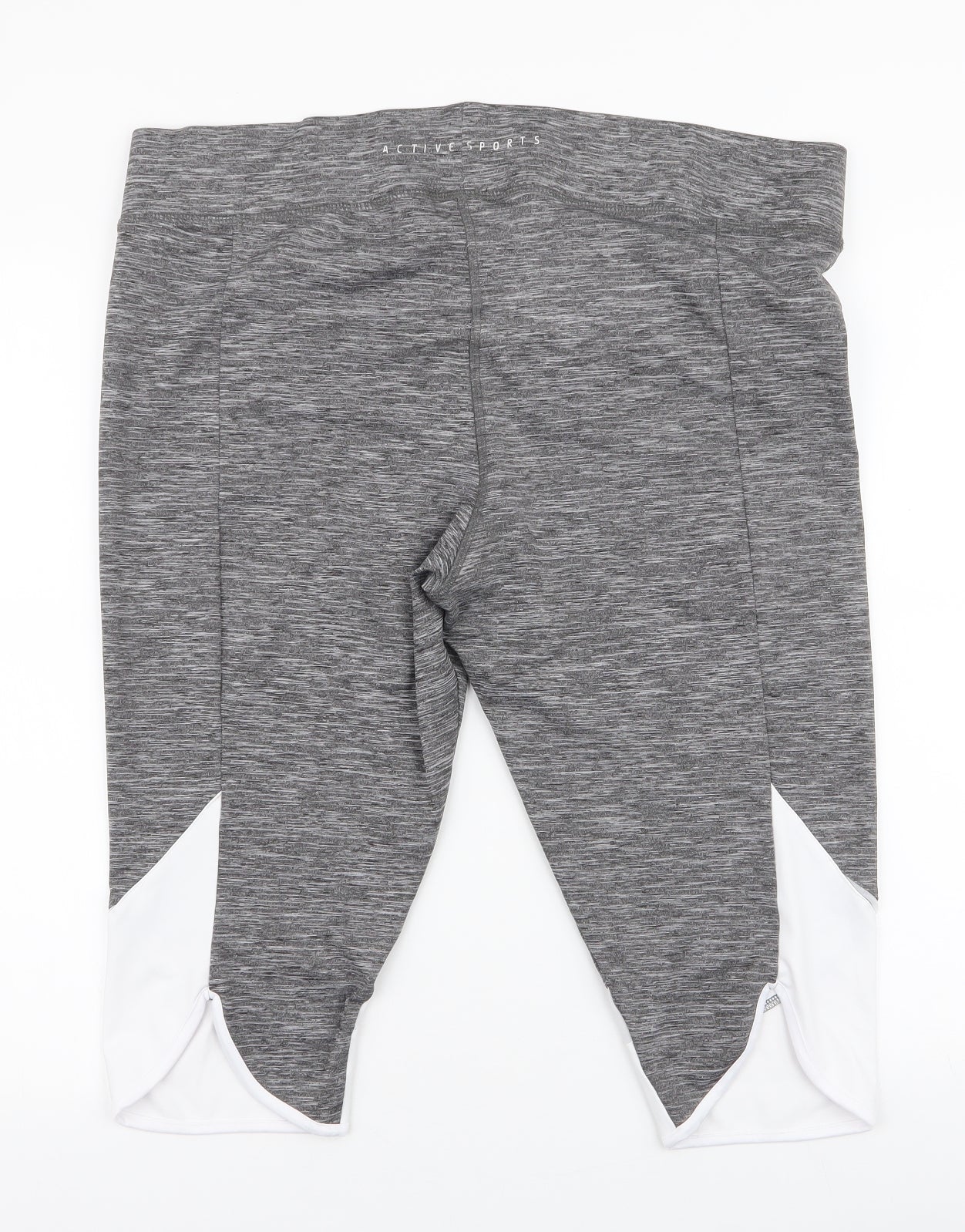 F&F Womens Grey  Polyester Athletic Shorts Size XL L16.5 in Regular
