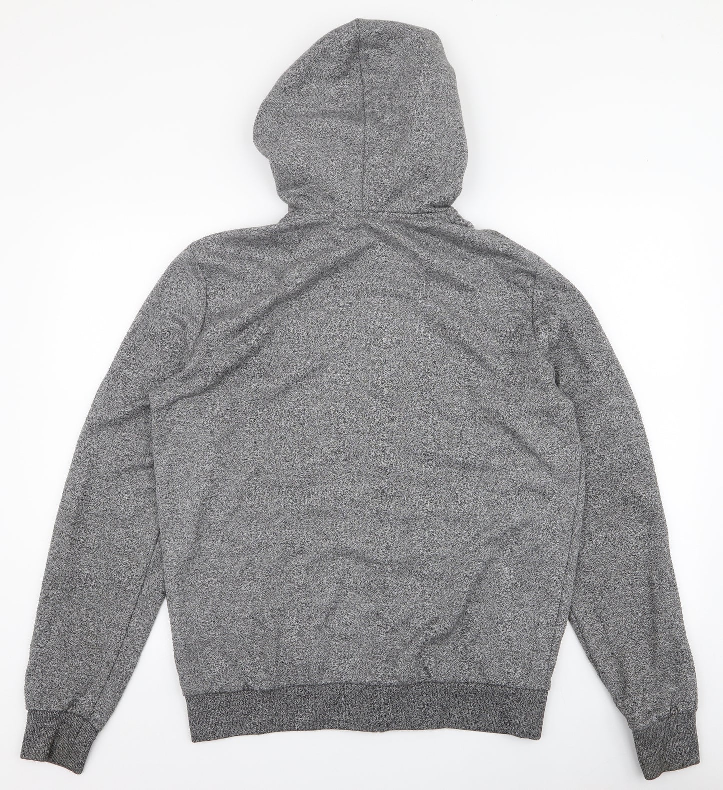 Divided by H&M Mens Grey  Polyester Full Zip Hoodie Size L